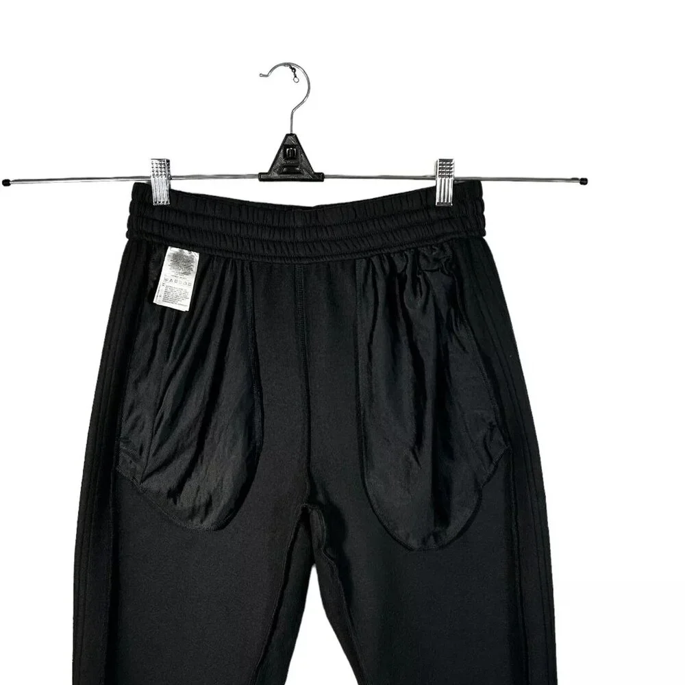 Adidas Men’s Fleece Sweat Pants Size L Tall (33X34)Black Tapered Leg Regular Fit